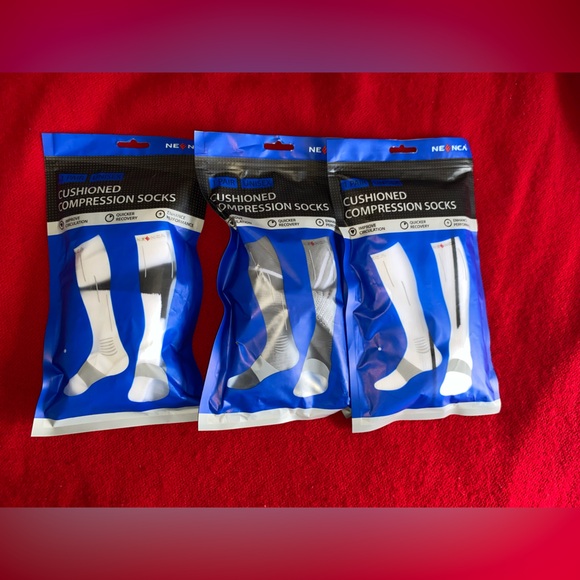 Unisex | 3- NEENCA Cushioned Compression Socks Medical : - Picture 1 of 3